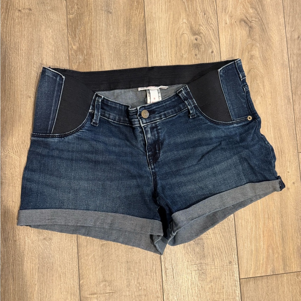 Isabel Maternity by Ingrid & Isabel Blue Jean Shorts Relaxed Fit